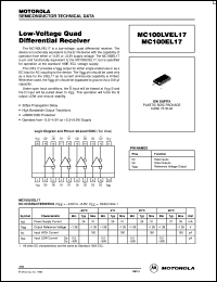 MC100LVEL17DWR2 Datasheet