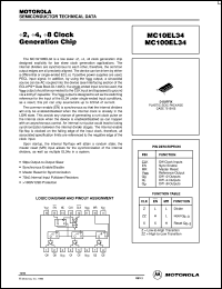 MC100EL34DR2 Datasheet