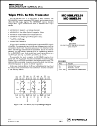 MC100EL91DWR2 Datasheet