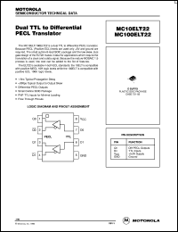 MC10ELT22DR2 Datasheet