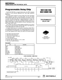 MC100E196FNR2 Datasheet
