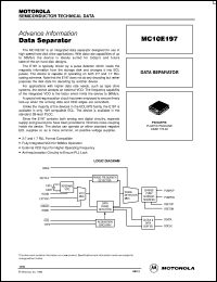 MC10E197FN Datasheet