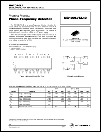 MC100LVEL40DWR2 Datasheet
