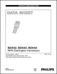 BDX43 Datasheet