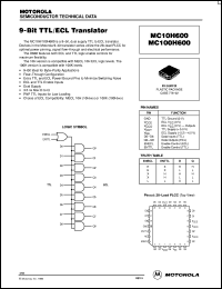 MC10H600FNR2 Datasheet