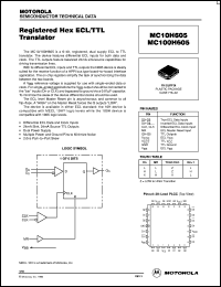 MC10H605FNR2 Datasheet