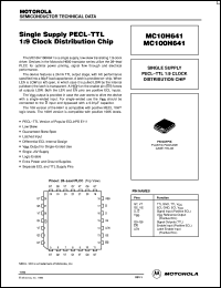 MC10H641FNR2 Datasheet