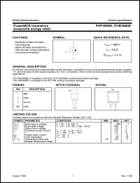 PHP3N60E Datasheet