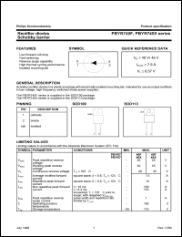 PBYR745F Datasheet