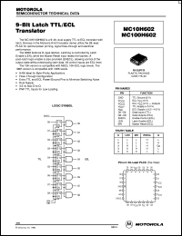 MC10H602FNR2 Datasheet