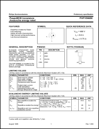 PHP10N60E Datasheet