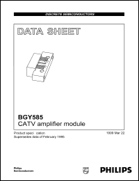 BGY585 Datasheet