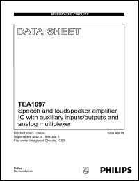 TEA1097TV Datasheet