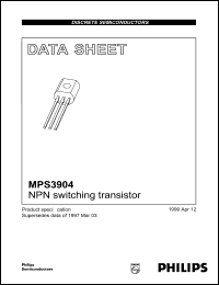 MPS3904 Datasheet