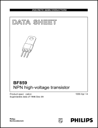 BF859 Datasheet
