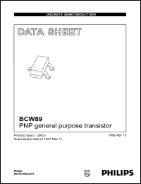 BCW89 Datasheet
