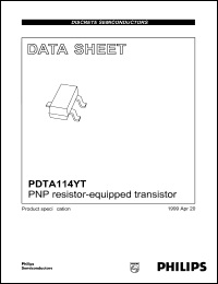 PDTA114YT Datasheet