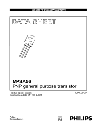 MPSA56 Datasheet