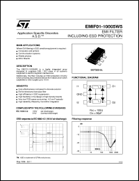 EMIF01-10005W5 Datasheet
