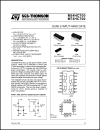 M74HCT00 Datasheet