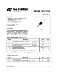 BZW50-120B Datasheet