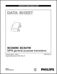 BC847AW Datasheet