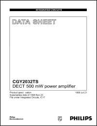 CGY2032TS Datasheet