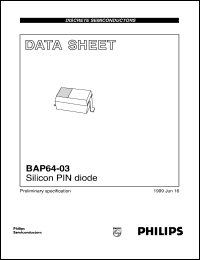 BAP64-03 Datasheet