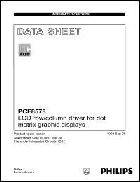 PCF8578H Datasheet
