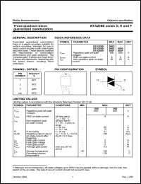 BTA208S-600F Datasheet