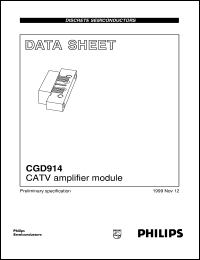CGD914 Datasheet