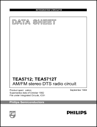 TEA5712T Datasheet