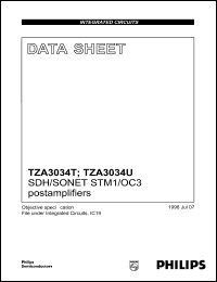 TZA3034U Datasheet