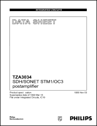 TZA3034TT Datasheet