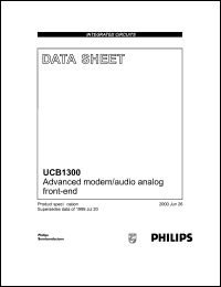 UCB1300BE Datasheet