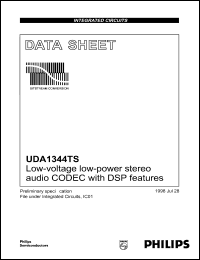 UDA1344TS Datasheet