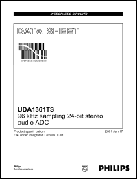 UDA1361TS Datasheet