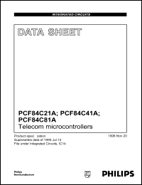 PCF84C21AP Datasheet