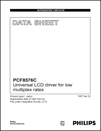 PCF8576CU Datasheet