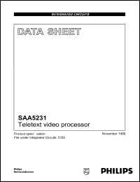 SAA5231 Datasheet