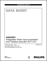 SAA5281GP Datasheet