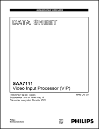 SAA7111 Datasheet