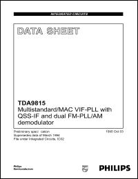 TDA9815 Datasheet