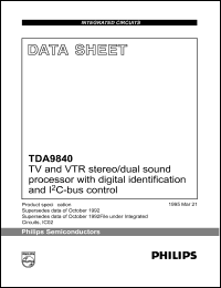 TDA9840T Datasheet
