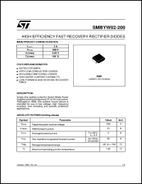 SMBYW02-200 Datasheet