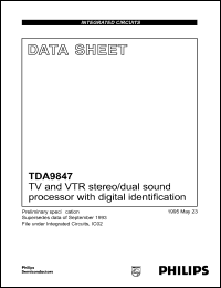 TDA9847T Datasheet