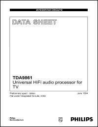 TDA9861 Datasheet