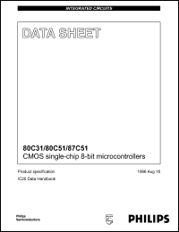 PCF80C51BH-3WP Datasheet