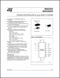 M40Z300VMH1 Datasheet