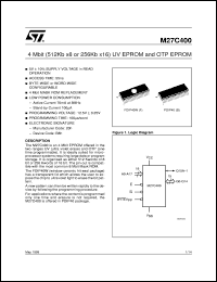 M27C400 Datasheet
